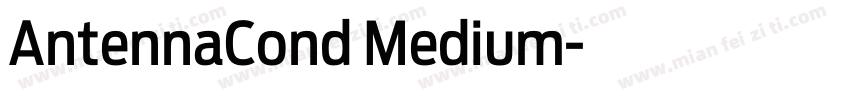 AntennaCond Medium字体转换